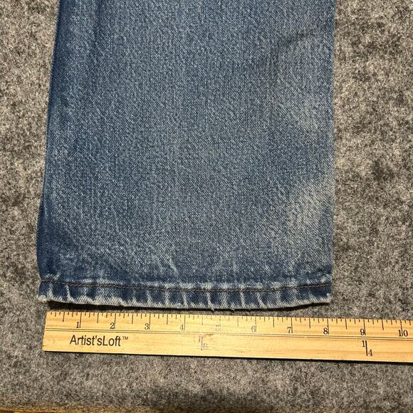 Wrangler Slim Fit Blue Jeans 36x32 - Picture 3 of 8